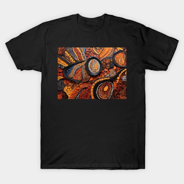 Australian aboriginal art T-Shirt by Fashion kingDom